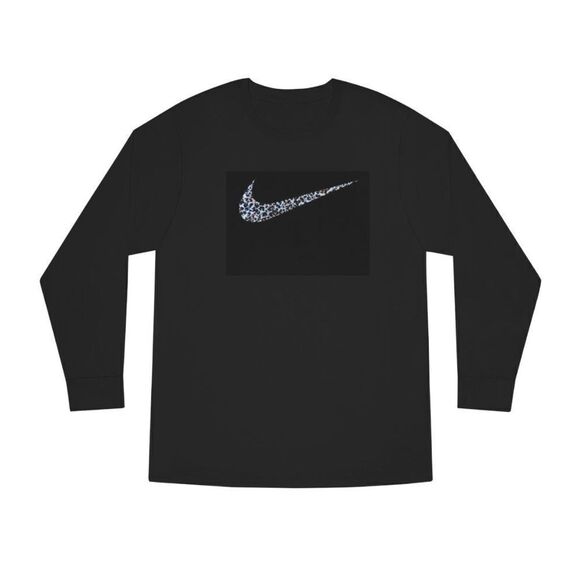 CUSTOM ANIMAL Print White or Black Long Sleeve Top Any Size Unisex Men’s NWOT - Picture 3 of 4